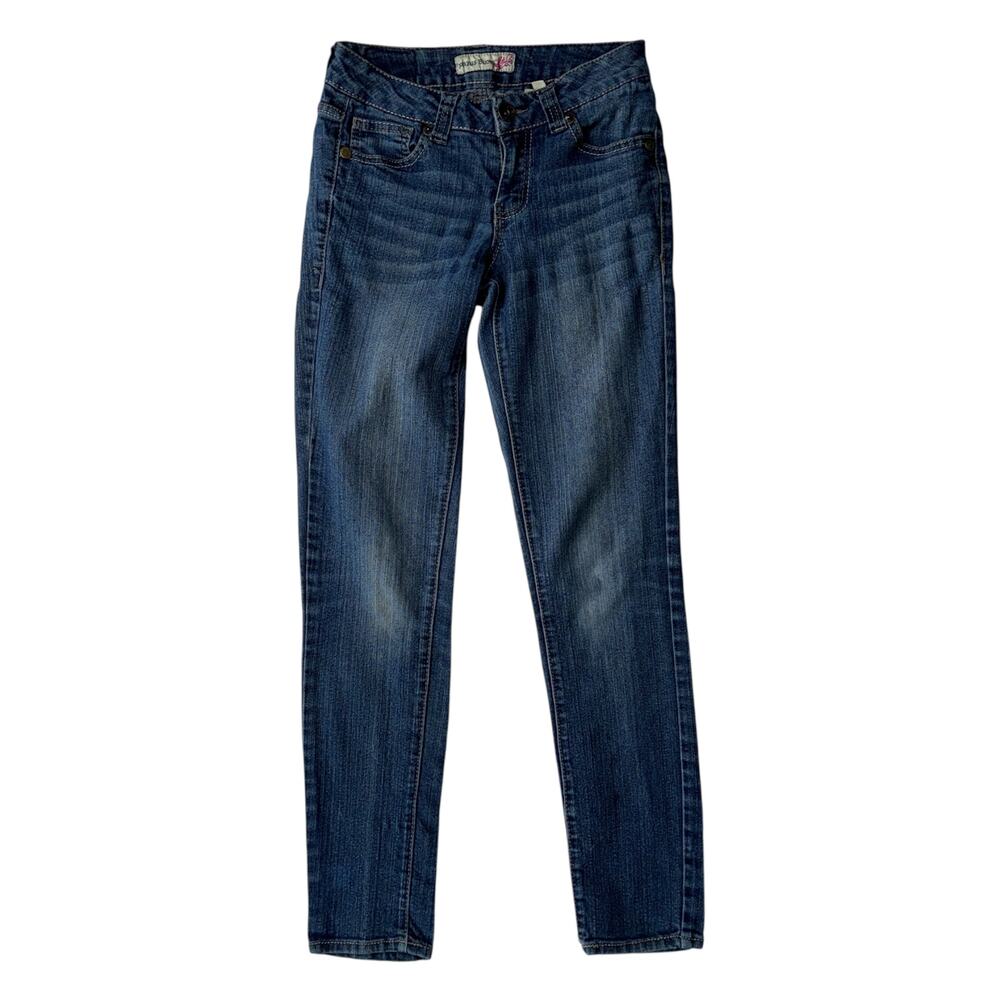 Paris Blues Juniors Low Rise Skinny Taper Jeans Size 5